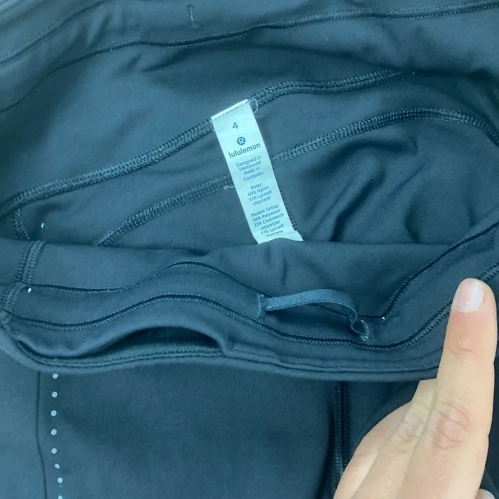 Lululemon Extra Mile Crop (Reflective 23